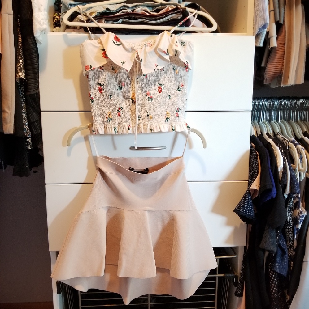 high and low skirt